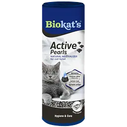 Дезодорант для котячого туалету Biokat's Active Pearls з активованим вугіллям, 700 мл