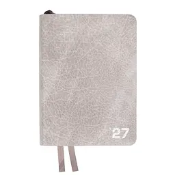 Щоденник діловий Leo Planner 2027 Prime А6 м'який сірий 352 сторінки (252737)