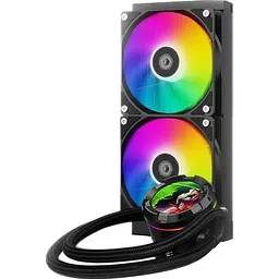 Система водяного охолодження ID-COOLING Space LCD SL240 XE Black - мініатюра 3