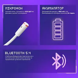 Ігрові навушники Proove Gaming Bliss (APP) White (GHBLPP010002) [154362] - мініатюра 7