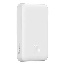 Портативний ЗП Power Bank Baseus Magnetic Mini 20W c БЗП 10000 mAh (PPCX070001) White - мініатюра 3