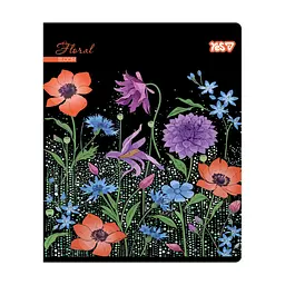 Зошит Yes Floral bloom А5 24 аркушів клітинка (768592), в асортименті - мініатюра 6