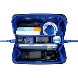 Сумка Telesin DisAdv Multi-functional Storage Bag для DJI Osmo Pocket 4/3 Black/Blue (S6-PRC-23-TDJ) [170346] - мініатюра 4