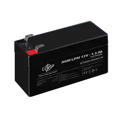 Акумулятор AGM LPM 12V - 1.3 Ah - мініатюра 4