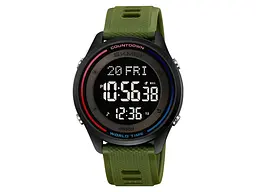 Чоловічий наручний годинник 2348AG Army Green Skmei acs0029992 - мініатюра 2
