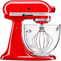 Чаша KitchenAid 4,7 л 5KSM5GB скляна, з ручкою, мірною шкалою - мініатюра 2