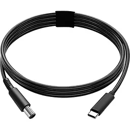 Кабель NoName Type-C to DC 5.5*2.1 12V black (58465)