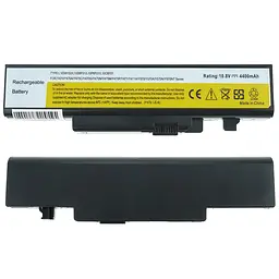 Акумулятор Lenovo L10S6F01 (IdeaPad Y470A, Y470G, Y471P, Y570P, Y570, Y570A, Y570D, Y570M, Y570N) 10.8V 4400 mAh Black