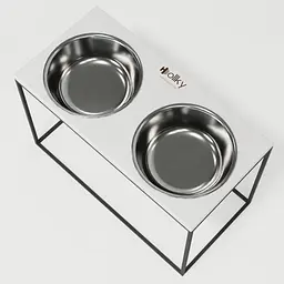 Hollky Base XXL40 — миски на підставці для дуже великих собак (2 × 2,8 л) - мініатюра 4