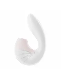 Вакуумний стимулятор клітора з вібраціє Satisfyer Supernova білий - мініатюра 4