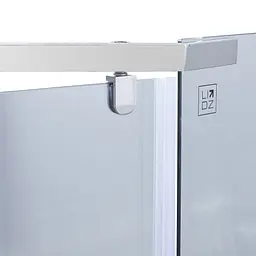 Душова кабіна Lidz Dozorca CRM.LOW.TR п'ятикутна 90 х 90 см - мініатюра 3