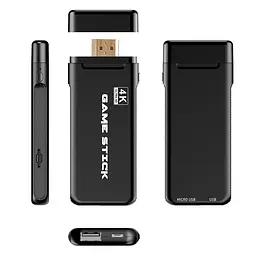 Ігрова приставка GameStick M8 Pro 2.4G Біло-чорний, HDMI-приставка для телевізора з бездротовими джойстиками - мініатюра 3