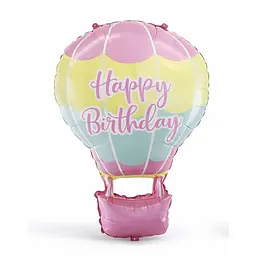 Надувна фольгована кулька Happy Birthday повітряні декоративні аксесуари для свят Різні кольори