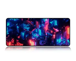 Ігрова поверхня WorkPlace GAME NEON CITY BRAIN 500х1200 мм