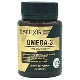 Омега-3 Elixir з ісландського риб'ячого жиру 30 капсул