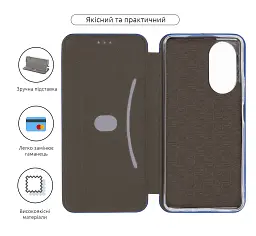 Чохол-книжка ArmorStandart G-Case для OPPO A58 4G Blue - мініатюра 3