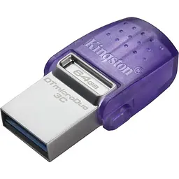 USB Flash накопичувач Kingston 64GB DataTraveler microDuo 3C G3 USB 3.2/Type-C (DTDUO3CG3/64GB) - мініатюра 3