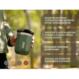 Термокухоль Wacaco Octaroma Classico 180 мл жовтий - мініатюра 7