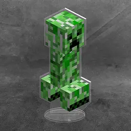Акрилова колекційна фігурка Minecraft Майнкрафт Кріпер 15 см - мініатюра 2
