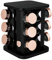 Набір ємностей для спецій Berlinger Haus Black Rose Collection (BH-8559)