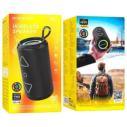 Акустика Borofone Noble sports BT speaker BR37 BT5.3, USB/TF/FM/AUX, TWS, 5Wx2, 2h - мініатюра 3