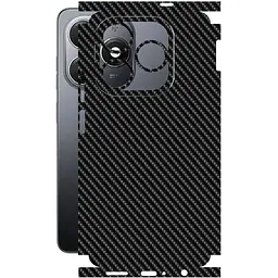 Защитная пленка StatusSKIN для Tecno Spark 20 Pro Корпус Винил Карбон черный