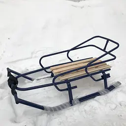 Санки зимові "Буран" Snower 482021111100452BLUE, сині - мініатюра 4