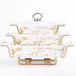 Набір керамічних мармітів TS Kitchen HP001LJ3PC 3шт - мініатюра 2