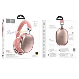 Бездротові накладні навушники HOCO W35 Max Joy BT headphones Розовий - мініатюра 3