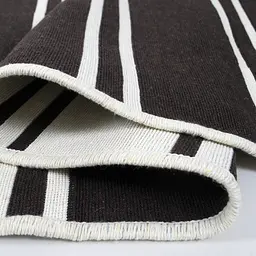 Килим Lotus Home - Infinity Stripe коричневий двосторонній 80x150 - мініатюра 4