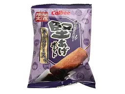 Японські чіпси Calbee Kata-age Potato Chips Kushikatsu Sauce 15г - мініатюра 5