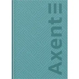 Книга записна Axent Pattern А4- 96 аркушів клітинка бірюзова (1606753)