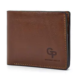Чоловічий шкіряний гаманець GRANDE PELLE 11х9 см acs0029268 - мініатюра 4