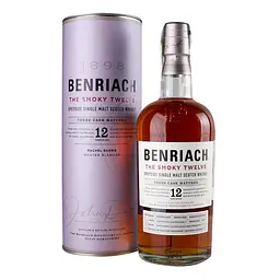 Віскі BenRiach The Smoky Twelve 12yo Single Malt Scotch Whisky, у тубусі, 46%, 0,7 л (Q0333) - мініатюра 7
