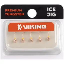 Мормишка вольфрамова Viking Fishing Round+drop 0.18g 2.5mm Cu (5шт) - мініатюра 2