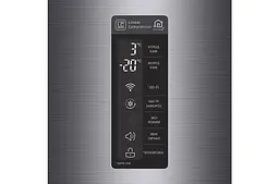 Холодильник LG GA-B429SMQZ 190 см 302 л А++ No Frost лінійний компресор зовнішній дисплей сріблястий (GA-B429SMQZ) - мініатюра 3