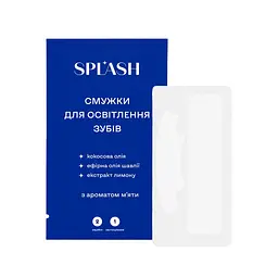 Засіб для відбілювання зубів Splash Смужки З ароматом м'яти 28 шт. (4820266833060)