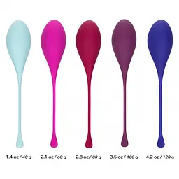 Набір вагінальних кульок California Exotics Kegel Training 5-Piece Set - мініатюра 5