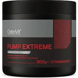 Передтренік OstroVit Pump Extreme Strawberry 300 г