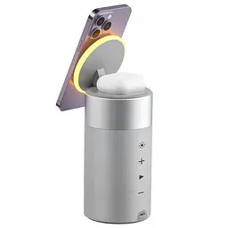 БЗП Wi-W022 3 in 1 Wireless Charger+Bluetooth Speaker White Wiwu teh0029892 - мініатюра 3