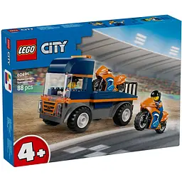 Конструктор LEGO City Транспортер мотоциклів 88 деталей (60491)