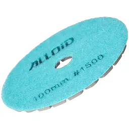 Круг алмазний Alloid Building Tools Combs шліфувальний на липучці 100 мм зерно 1500 (DD-63384) - мініатюра 3