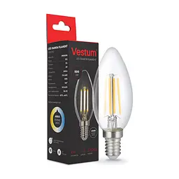 Лампочка Vestum С35 Е14 4Вт 220V 4100К (1-VS-2305)
