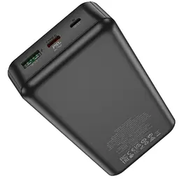 Портативний ЗП Power Bank Hoco J102A Cool figure PD20W+QC3.0 20000 mAh Black - мініатюра 2