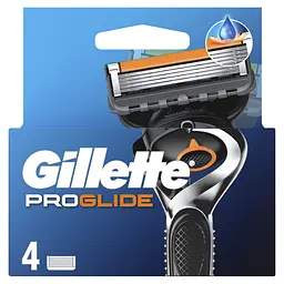 Змінні картриджі для гоління (леза) чоловічі Gillette Fusion ProGlide 4 шт. - мініатюра 2