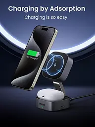 Бездротова зарядна підставка стенд Ugreen W526 MagSafe Qi 20 Вт (UGR-35278) - мініатюра 8