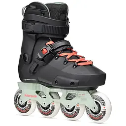 Ролики жіночі Rollerblade Twister XT Women 240 Чорний-Зелений
