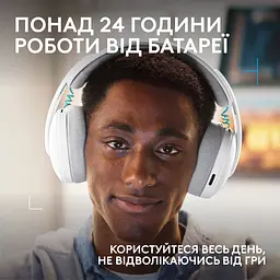 Ігрові навушники Logitech G325 Lightspeed Wireless White (981-001531) [158922] - мініатюра 9