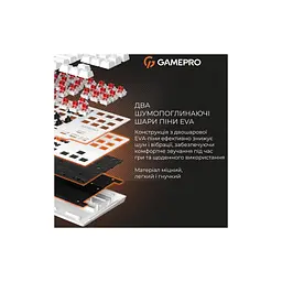 Клавіатура GamePro Genesis Joker MK124W Outemu Red Switch USB UA White (MK124W) - мініатюра 11