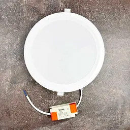Світильник LED даунлайт Violux ALUMIN 24W 4200K круг IP20 ( 120190 ) - мініатюра 5